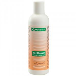 DIAFARM SHAMPOO 2IN1 šampūns ar kondicionieri suņiem un kaķiem 250ml